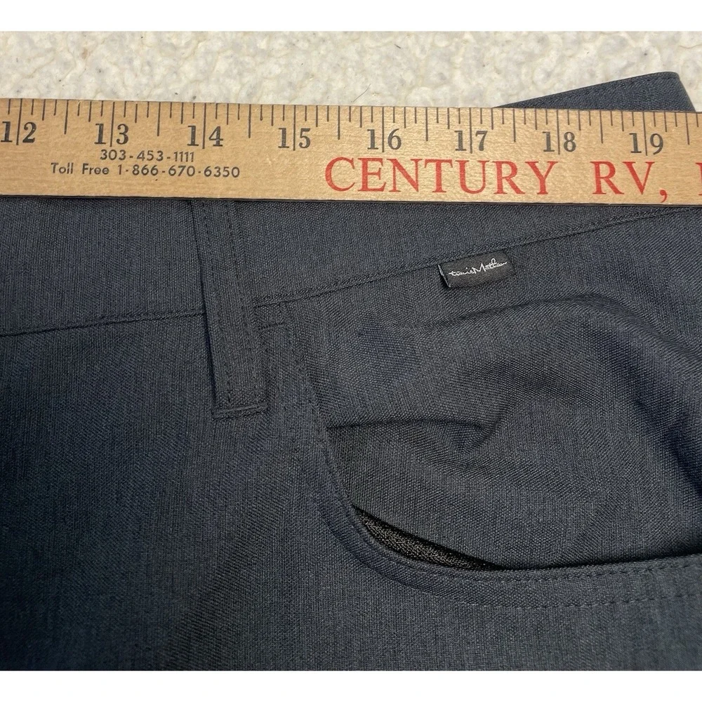 Travis Mathew Pants Men (Fit 38x32) Grey Golf Performance Stretch Lightweight